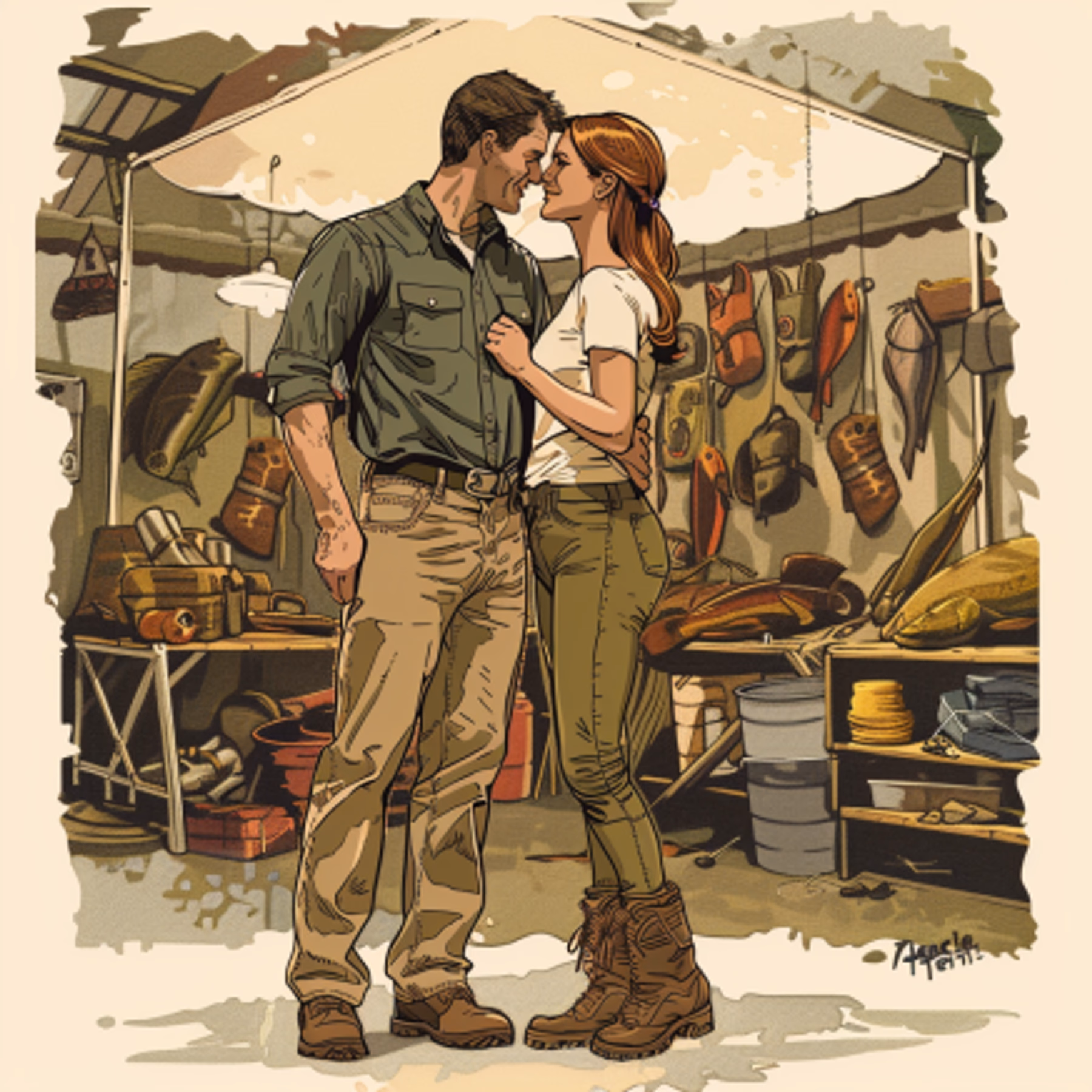 Reiten Jagen Fischen